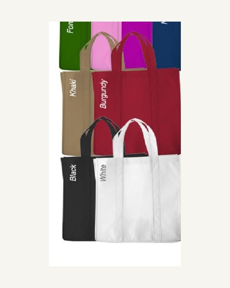 HIMATEX Eco Non-Woven Shopping Tote Bags (Assorted Colors)