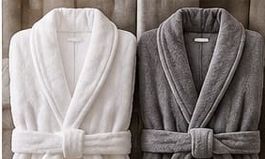 HIMATEX Luxury Combed Cotton Woven Bathrobes