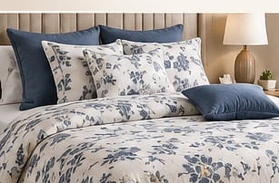HIMATEX Premium Botanical Floral Duvet & Bedding Set