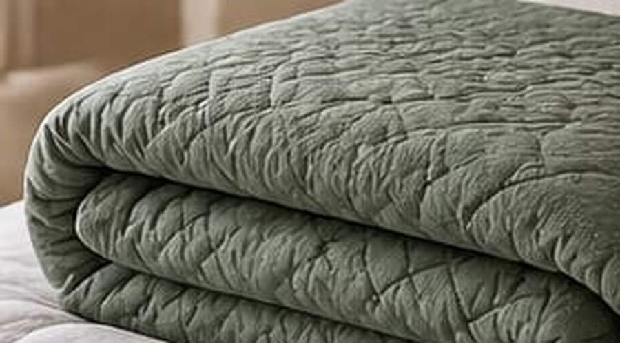 HIMATEX All-Season Diamond-Stitched Quilted Bedspread