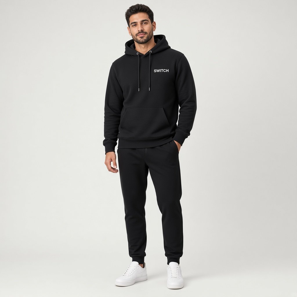 SWITCH Men's Classic Drawstring Kangaroo Hoodie